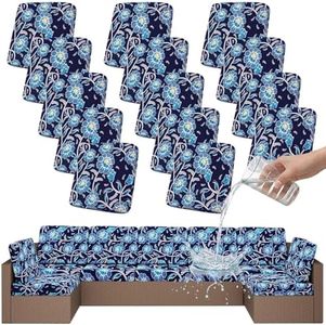 Smiry Waterproof Patio Cushion Covers, Stretch Outdoor Furniture Covers