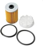 ZUDZUW Fuel Filter and Filtering Disk Set 8M0093688 35-892665 Compatible with Mercury Marine Mercruiser Engines with Gen III 3 Fuel Cooler