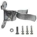 ZUIWAN 1Pcs 1-1/2" Heavy Duty Chain Link Fork Gate Latch,Gate Latch Hardware Wall Mount for Gate Frames with Screws