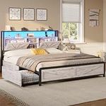 BTHFST Queen Bed Frame with Headboa