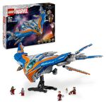 LEGO Marvel Guardians of the Galaxy: The Milano Buildable Spaceship Toy, Set with 4 Super-Hero Minifigures Including Rocket, Plus a baby Groot Figure, Avengers Gift for Boys, Girls and Teens 76286