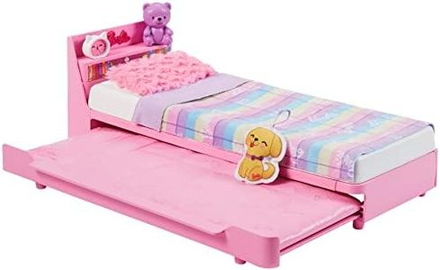 Barbie - Ma Première, Coffret pour Tout-Petits, Coffret Heure du Dodo Ma Première, Mobilier, Lit Gigogne, Chiot en Peluche Et Accessoires, Jouet Enfant, Dès 3 Ans, Hmm64