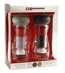 Swissmar Salt & Pepper Mill Set in Gift Box (Acrylic & Granite)