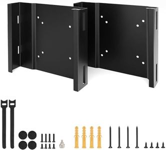 2 Pack Mount for Dell OptiPlex Micro Form Factor Case, Mini Desktop PC Mount for Dell MFF 7080 5070 3000 7060 7090 7010 3060 3040 3046 3050 3090 7080XE and More, Wall VESA and Under Desk Mount