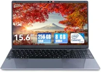 AEEZO Laptop Computer, 15.6 inch Laptop, 1366 * 768 IPS Display, Intel Celeron N5095 Processors,8GB DDR4 256GB SSD, Large Battery Capacity, 2.4G/5G WiFi, Bluetooth 4.2, Mini-HDMI