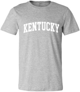 State of Kentucky Style White Fashion Unisex Premium T-Shirt, Heather Grey, 4X-Large
