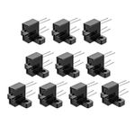 uxcell 10 Pcs 7/64 inches Slot PCB Photo Interrupter Slotted Optical Sensor Switch HY805