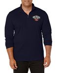 Ultra Game NBA Men's Quarter Zip Long Sleeve Pullover T-Shirt