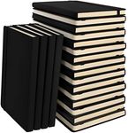 Simply Genius A5 Dotted Notebook for Work, Travel, Business, School & More - College Ruled Notebook - Hardcover Journals for Women & Men - Lined Books with 192 Pages, 5.7" x 8.4" (Black, 20 Pack)