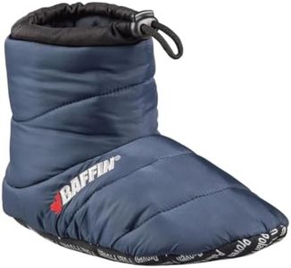 Baffin unisex adult CUSH BOOTY Slippers, Navy, 11-12 US