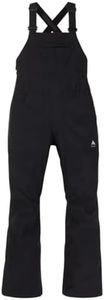 Burton Womens Gore-Tex Avalon Bib Pant, True Black, X-Small