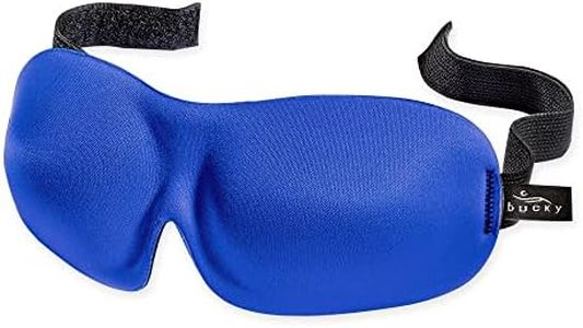 Bucky 40 Blinks No Pressure Solid Eye Mask for Sleep & Travel, Sailor Blue, One Size