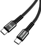 USB-C to USB-C Fast Charger Cable, 480Mbps Speed, USB-IF Certified, Data Transfer for Charger Cord Nylon Braided Type C Charging rfor Apple iPhone 15, iPad, Samsung Galaxy, Tablets, Laptops,3.3ft