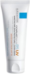 La Roche-Posay Cicaplast Balm B5 UV SPF 50, Vitamin B5 + Shea Butter + Tribioma + Madecassoside + Zinc Oxide Sunscreen, Post Treatment Skin Protectant With SPF, Multi-Purpose Cream For Dry Skin