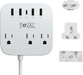 European Travel Plug Adapter, FOVAL