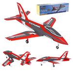 Fms Rc Plane for Adults EDF Jet Remote Control Airplane Futura V3 80mm Ducted Fan 12-Blade 6 Channel Rc Planes PNP (No Radio, Battery, Charger)