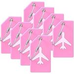 8 Pieces Luggage Tags Silicone Lugg