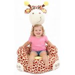 80cm Kids Size New Premium Giraffe Bean Bag Chair for Kids and Adults. Luxurious Fur Bean Bag 1 Year to 5 Year (Bean Bag Cover with Fiber Cotton Filled)