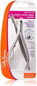 Sally Hansen Beauty Tools, Nip'em Neat-Cuticle Nipper, Pusher, Half Jaw, 1 count, Cuticle Cutter, Cuticle Nipper, Cuticle Clippers, Cuticle Trimmer, Precise Blade, Safely Trims