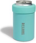 Stainless Steel 375ml Beer Can and Bottle Stubby Holder | This Insulated Stubby Cooler Keeps Your Drink Cold for Hours | Fits Standard 375ml Cans and Bottles | Metal Beer Can Holder (Aqua)