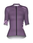 INBIKE Cycling Jersey Women Quick Dry, Breathable Bike Shirts with Pockets, Bicycle Clothing for Road Biking Riding, Purple, Large