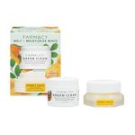 Farmacy Melt + Moisturize Minis Duo - Green Clean Makeup Remover Cleansing Balm & Honey Halo Ceramide Face Moisturizer - The Perfect Makeup Removing & Moisturizing Skincare Routine