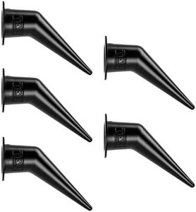 JES Angle Nozzle for Sausage and Bulk Caulk Guns, 5-Pack