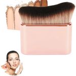 Self Tan Brush Self Tanning Brush Applicator- Kabuki Brush for Body, Rose Gold Foundation Brush Makeup Brush for Fake Tan,Sunscreen Brush for Best Self Tanner for Face and Body (Rose Gold)