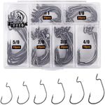 UCEC Fishing Hooks, 100pcs EWG Offs