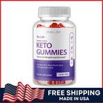 BioLyfe Keto ACV Gummies 1500mg Weight Loss Fat Burner Appetite Suppressant 1CT