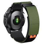 For Garmin Fenix 8 51mm Band, 26mm Quick Fit Nylon Watch Strap for Fenix 7X/6X/5X Plus Band Replacement, for epix pro 51mm/Tactix 7 Pro/Enduro 2 Watch Band