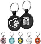 MYLUCKYTAG QR Code Pet ID Tags Dog Tags - Pet Online Profile - Scan QR Receive Instant Pet Location Alert Email