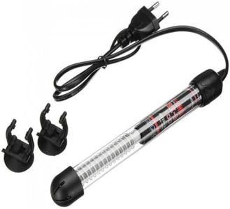 Genérico Calentador Acuario, 25W 50W 100W c/indicador de Temperatura, Tanque de Peces y acuarios, para Nano acuarios y de 200 L Acuario Calentador con termostato de Temperatura (100 W)