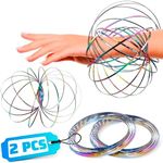 2Pcs Flow Ring Spinner Ring Arm Toy