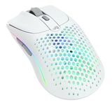 Glorious Model O 2: Wireless Gaming Mouse (White) Triple Mode: 2.4GHz, Bluetooth, USB-C, 26K DPI Sensor, 210h Battery Life, 5 Programmable Buttons, Gaming Accessories for PC, Laptop, Mac, HP