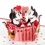 Hallmark Paper Wonder Valentine's Day Card - 3D Disney Mickey & Minnie Mouse Design