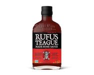 RUFUS TEAGUE Blazin' Hot BBQ Sauce (432 g), fiery hot BBQ sauce from Kansas City, perfect for barbecues and grilling, gluten-free and GMO-free