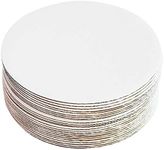 [30pcs]6" White Cakeboard Round,Disposable Cake Circle Base Boards Cake Plate Round Coated Circle Cakeboard Base 6inch,Pack of 30