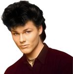 Sabosi Men's 80s Short Black Mullet Wig, Disco Rocker Punk Synthetic Cosplay Halloween Wig