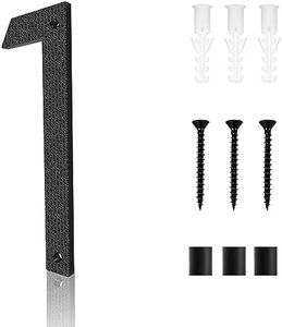 10 Inch Address Numbers for House | Large Floating Black House Numbers | Outside Modern Rust-proof Big House Numbers/Door Garage Gate |911 Visibility Signage (1)