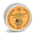 Beeswax Polish for Wood & Conditioner 100ml - Bees Wax Enhances the Natural Beauty of Oak Pine, Beech & More Seals & Protects for a Perfect Finish Wood Furniture & Enhance Any Wooden Surface or Colour