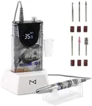 M Max - Professional Nail Drill Machine - 2-in-1 Brushless Motor Nail File - Electric, Cordless, Aluminium Alloy Casing, 35000 RPM, HD Display - Perfect for Salon & Home Use (Special Edition - Money)