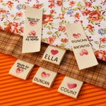 15 * 50 Personalized Sewing Labels,Sewing Labels Personalized,Personalized Sewing Labels sew on Clothing Labels for Handmade Items (50 pcs)