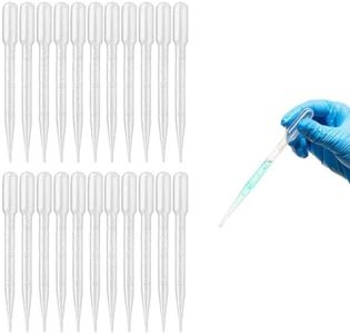 100pcs Plastic Disposable Transfer Pipettes - 3ml Plastic Calibrated Graduated Eye Dropper Suitable for Lip Gloss Transfer Essential Oils Science Laboratory Experiment