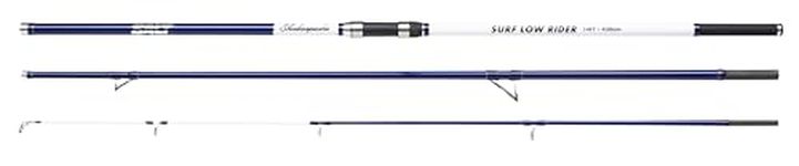 Shakespeare SALT Surf Lowrider Rod – Lightweight Carbon Surfcasting Rod, Durable, DPS Reel Seat, Fast Taper Action for Beach, Pier, and Estuary Fishing, Flounder & Bass - 15ft, 4-8oz