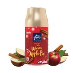 Glade Automatic Air Freshener Refills, Room Spray & Odour Eliminator for Home, Long-lasting Fragrance Infused with Essential Oils, Warm Apple Pie, Pack of 4 (4 x 269ml)