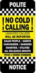 No Junk Mail Sign Sticker - No Cold