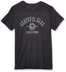 Liquid Blue Unisex-Adult's Grateful Dead Tour Alumni 1965 Short Sleeve T-Shirt, Dark Grey Heather, Large