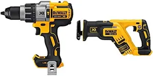 DEWALT 20V MAX XR Hammer Drill and Reciprocating Saw Bundle | Power Tool Set