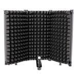 Tlingt Support Microphone Isolation Shield, Microphone Isolation Panel with High Density Absorbing Foam for Filter Vocal-3 Panels, All-in-one Piece Design.